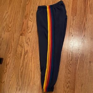 Aviator Nation. Woman S.  5-Strip Navy.  Lightly Worn